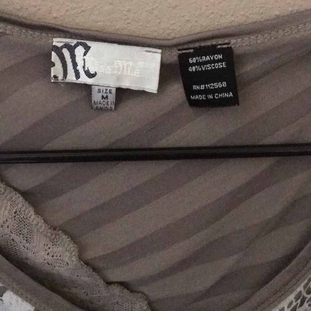 Miss Me Patterned Top - Picture 4 of 5